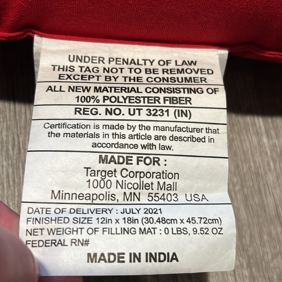 NWT Decorative Snowflake Pillow - Picture 3 of 3